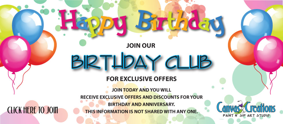 Join our Birthday Club Today!
