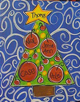 Personalized Family Christmas Tree