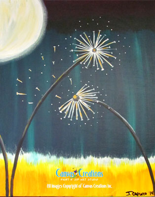 Moonlight Dandilions